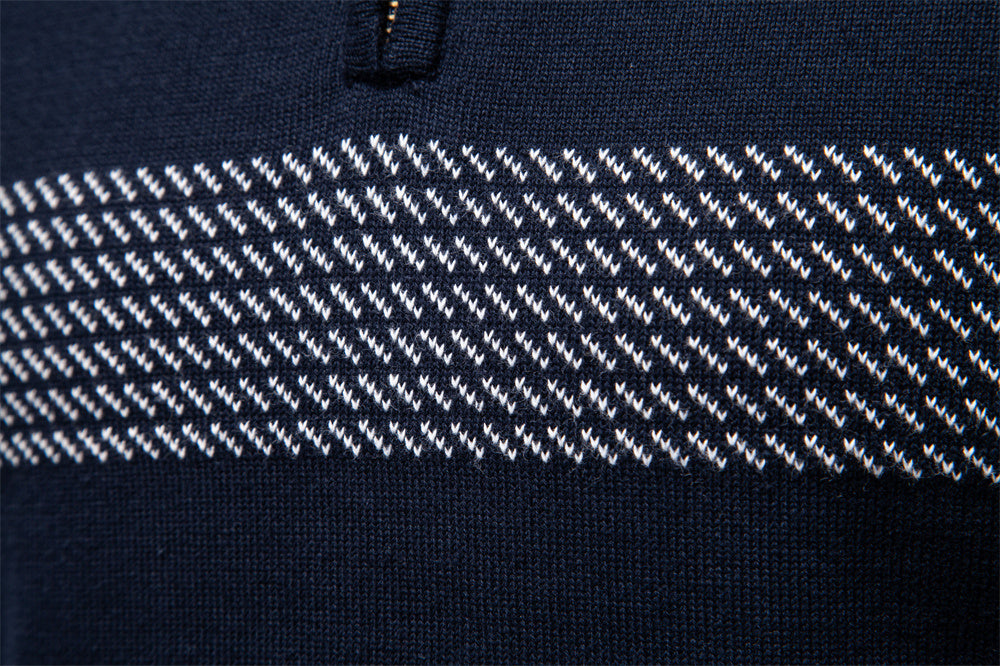 AIOPESON Stand Collar Sweater Y6224 - BundleWear