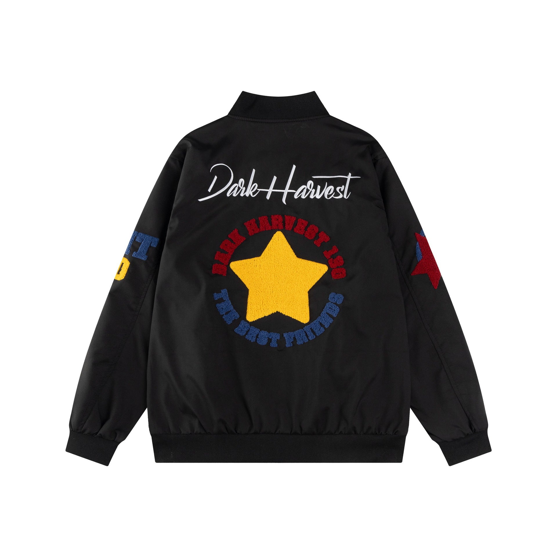 Letter Embroidered Casual Couple Jacket - MATCHING MASTER