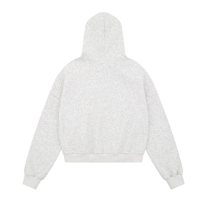 Couple's hooded sweatshirt with lettering and rhinestones - MATCHING MASTER