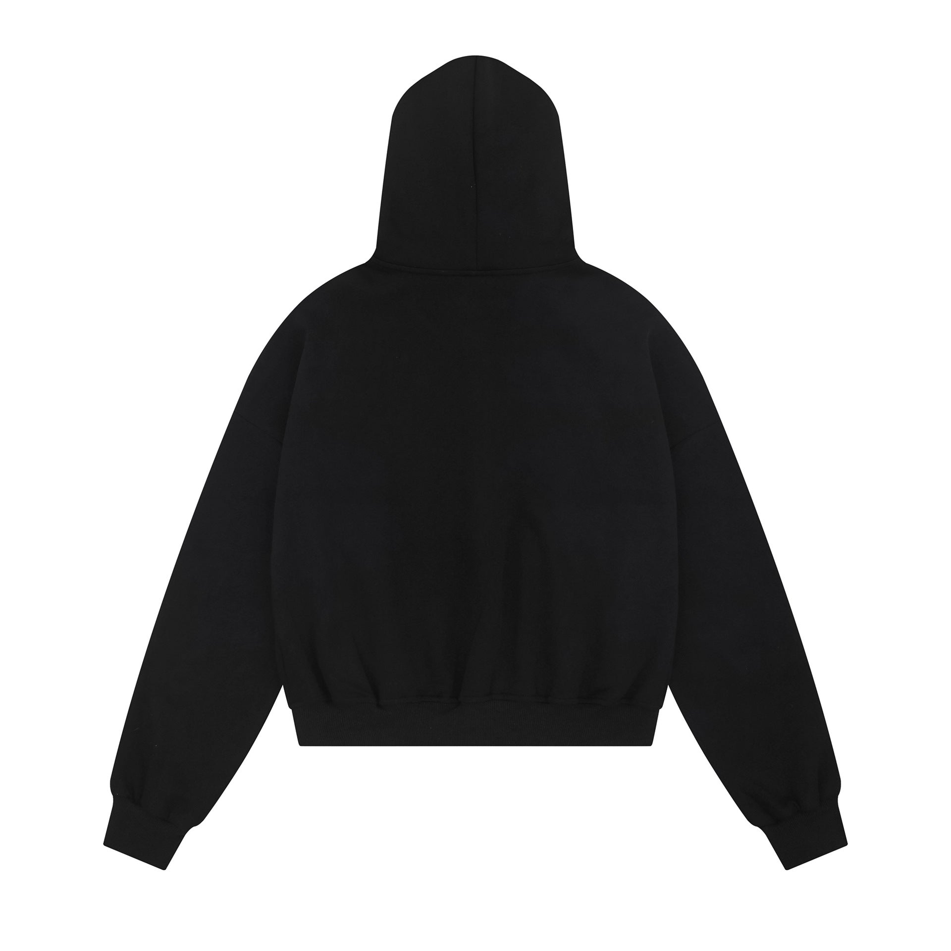Couple's hooded sweatshirt with lettering and rhinestones - MATCHING MASTER