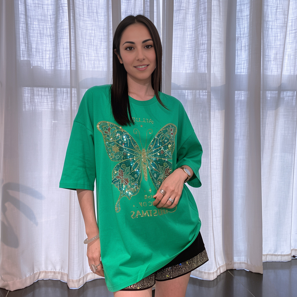 Glam Butterfly Tee - MATCHING MASTER
