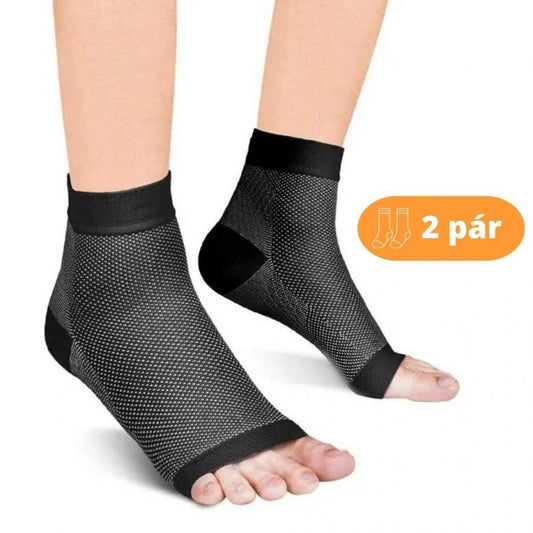 Compression Socks for Plantar Fasciitis, Achilles Tendonitis Relief - (2 Pair) Ankle Compression Sleeve for Heel Spurs, Foot Swelling & Fatigue - Arch Support Brace for Everyday Use