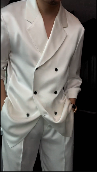 Luxury Silk Touch Business Suit (Spring & Summer Edition)