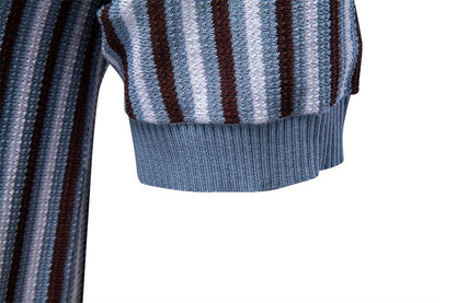 AIOPESON Knitted Short Sleeve Polo PSD8032 - BundleWear