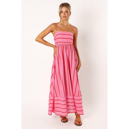 Versatile striped maxi skirt - MATCHING MASTER