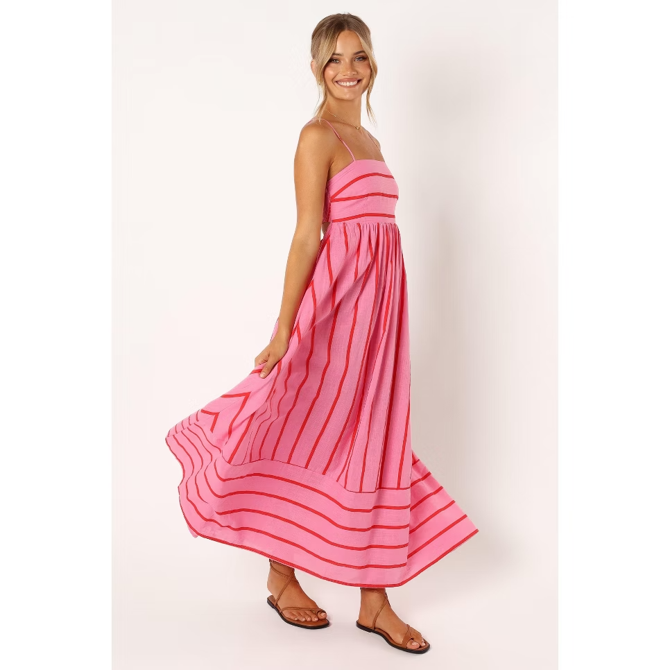 Versatile striped maxi skirt - MATCHING MASTER