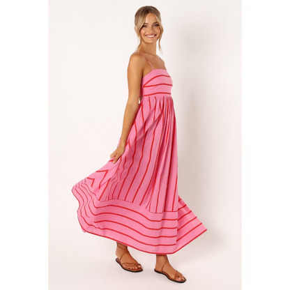 Versatile striped maxi skirt - MATCHING MASTER