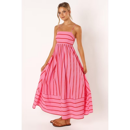 Versatile striped maxi skirt - MATCHING MASTER
