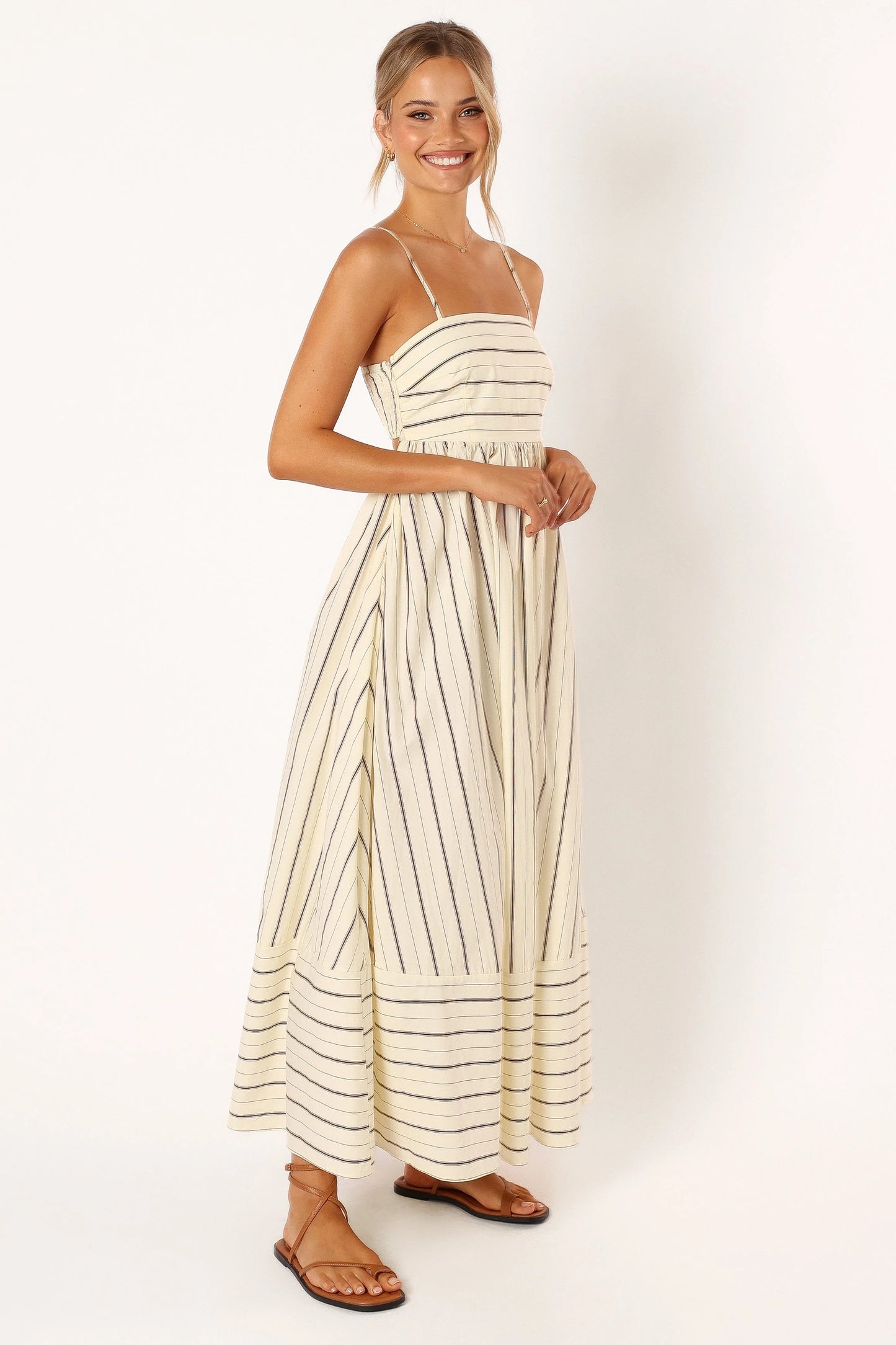 Versatile striped maxi skirt - MATCHING MASTER