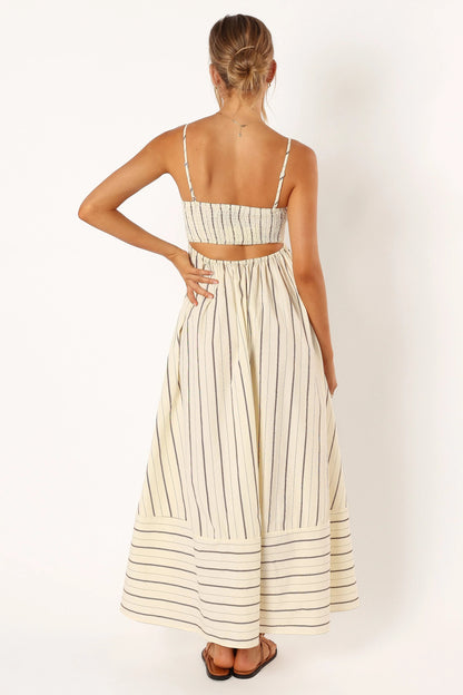 Versatile striped maxi skirt - MATCHING MASTER