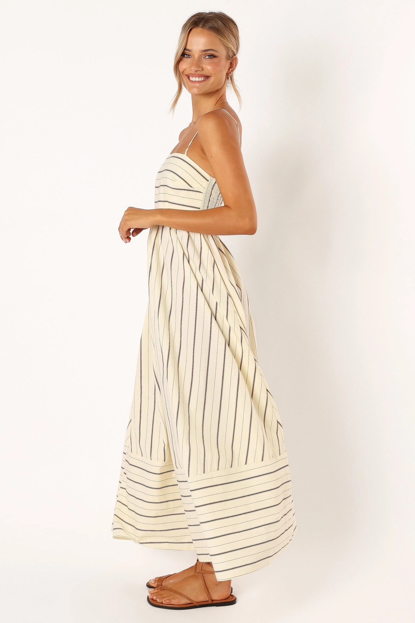 Versatile striped maxi skirt - MATCHING MASTER
