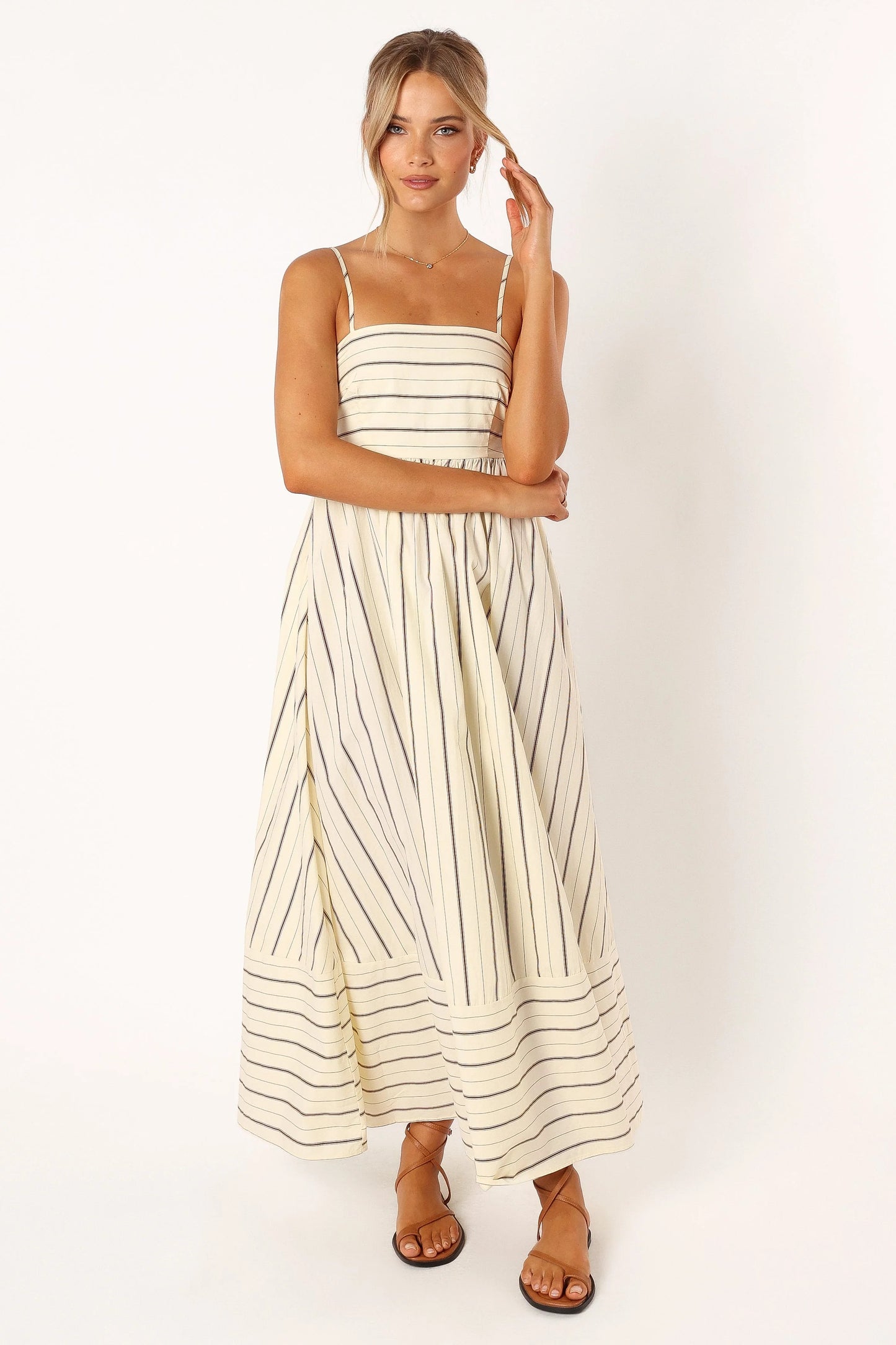 Versatile striped maxi skirt - MATCHING MASTER
