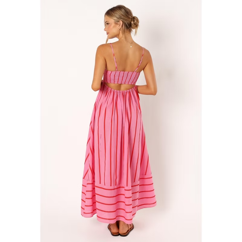 Versatile striped maxi skirt - MATCHING MASTER
