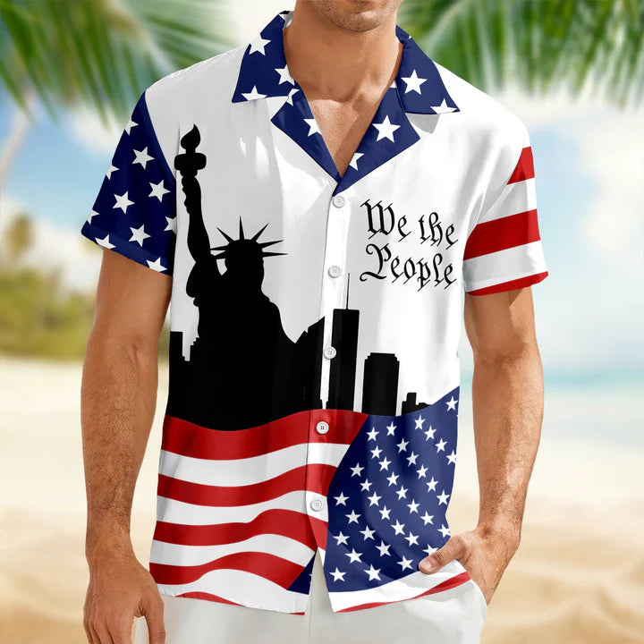 Lady Liberty USA 250 Hawaii Shirt - BundleWear