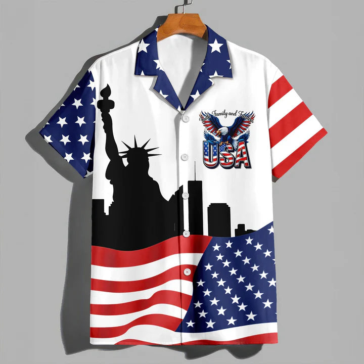 Lady Liberty USA 250 Hawaii Shirt - BundleWear
