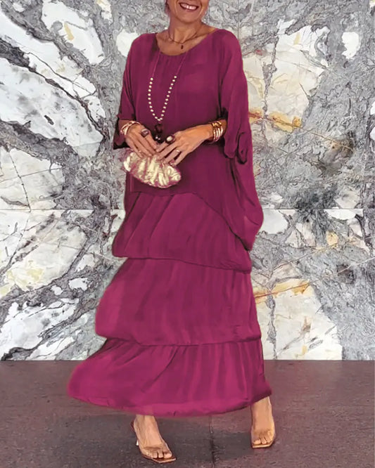 ARTISTIC STYLE LOOSE DRESS - MATCHING MASTER