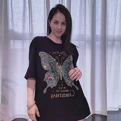 Glam Butterfly Tee