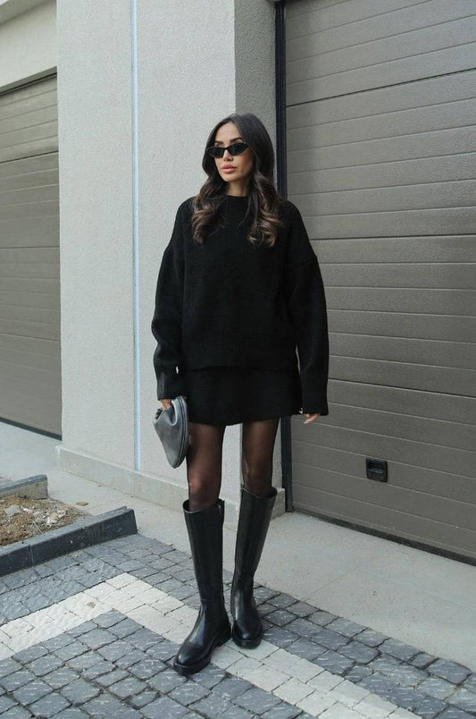 Violet Knit Set - MATCHING MASTER