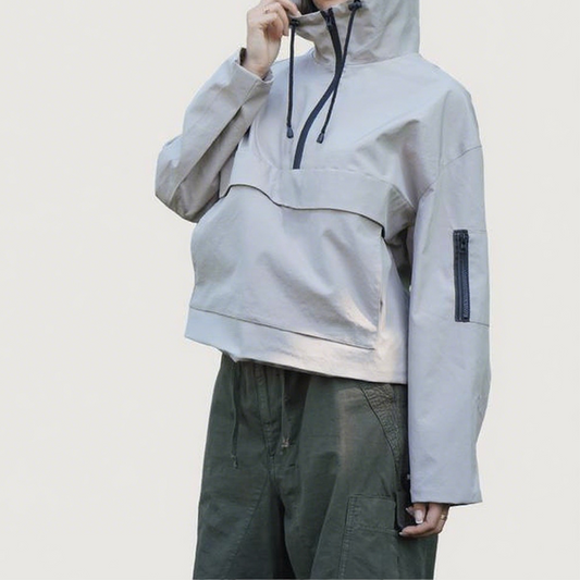 Casual softshell jacket with hood(Unisex)
