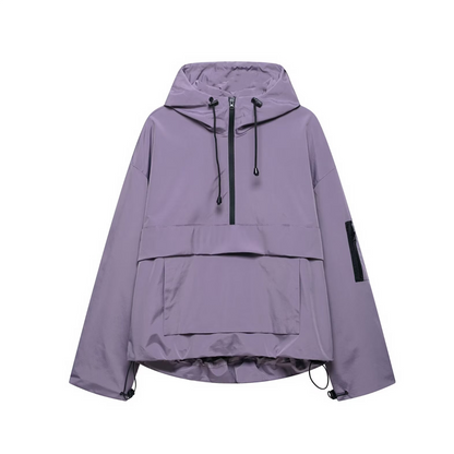 Casual softshell jacket with hood(Unisex)