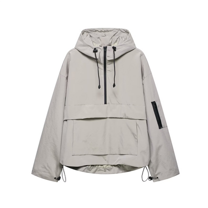 Casual softshell jacket with hood(Unisex)