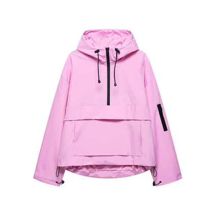 Casual softshell jacket with hood(Unisex)